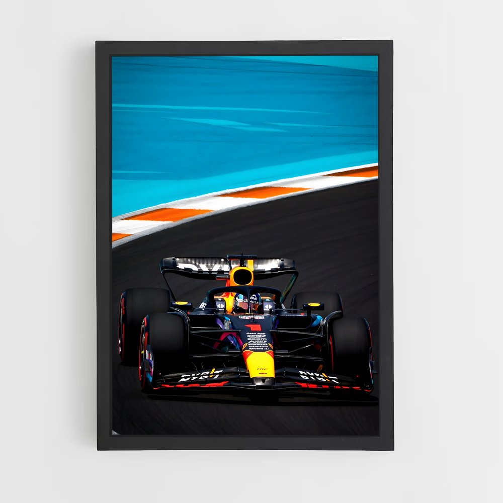 Poster Red Bull Course Allure raffinée – affiche Voitures de Formule 1 (vue 2)
